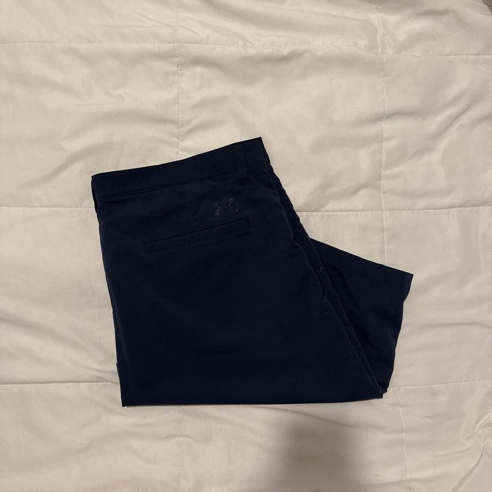 Under Armour Men's Match Play Navy Golf Shorts Size 36